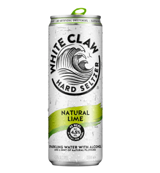 White Claw Hard Seltzer Natural Lime 4x330ml