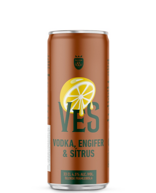 VES Vodka Engifer & Sítrus 330ml 6stk