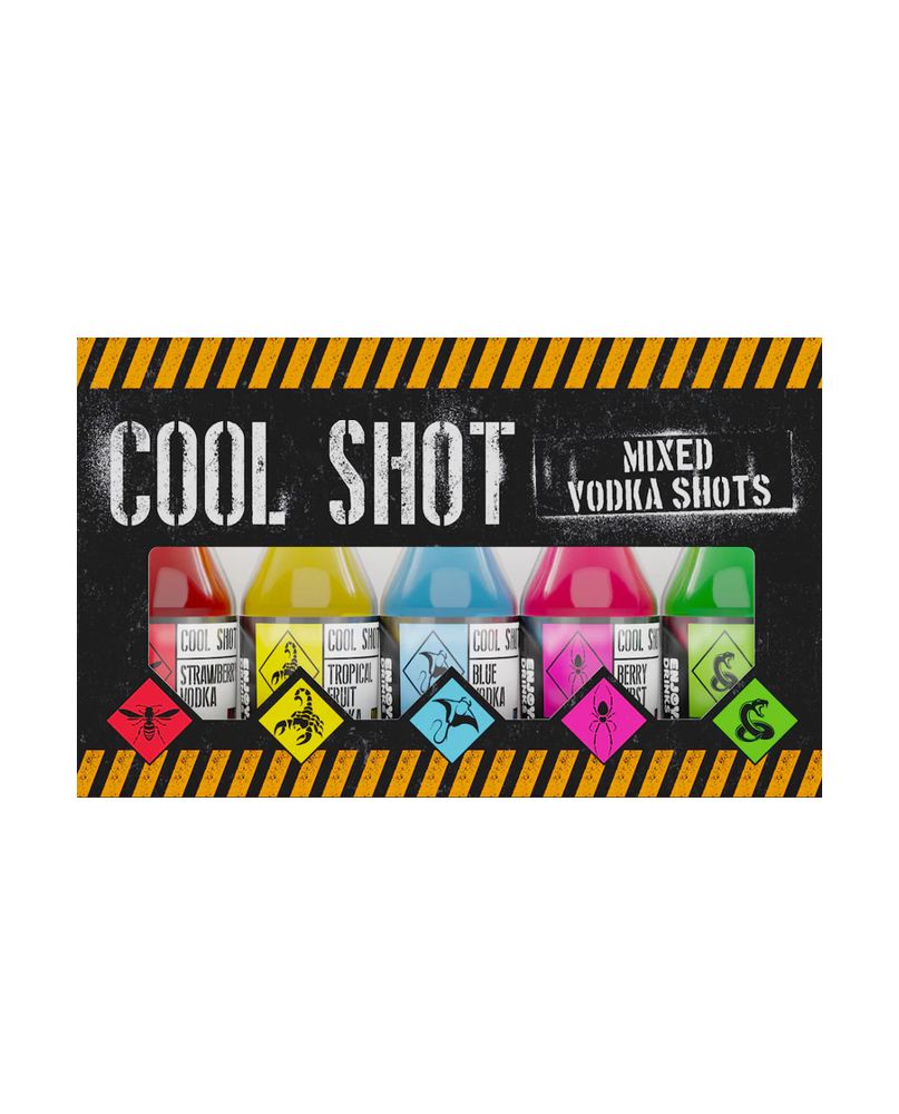 Cool Shot Mixed Flavoured Vodka Shots 5x20ml 15%