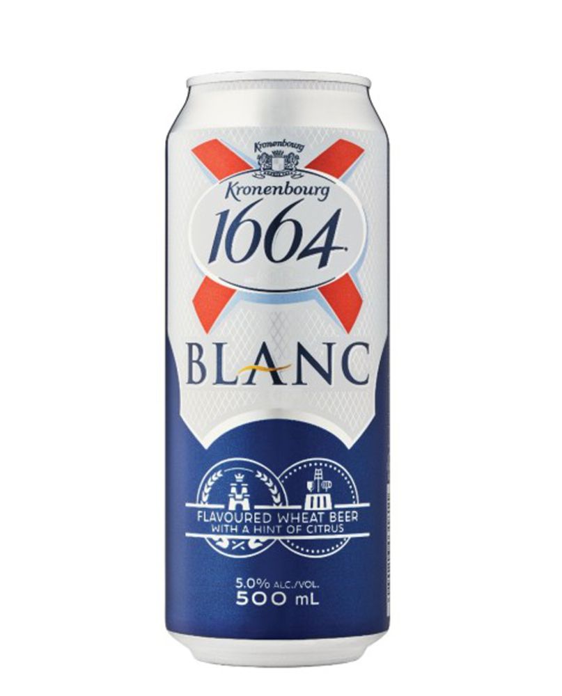 Kronenbourg Blanc Can 5% - 6 stk x 330ml