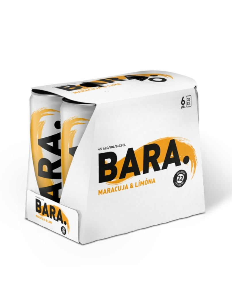 BARA Maracuja og Lime 330ml 6stk