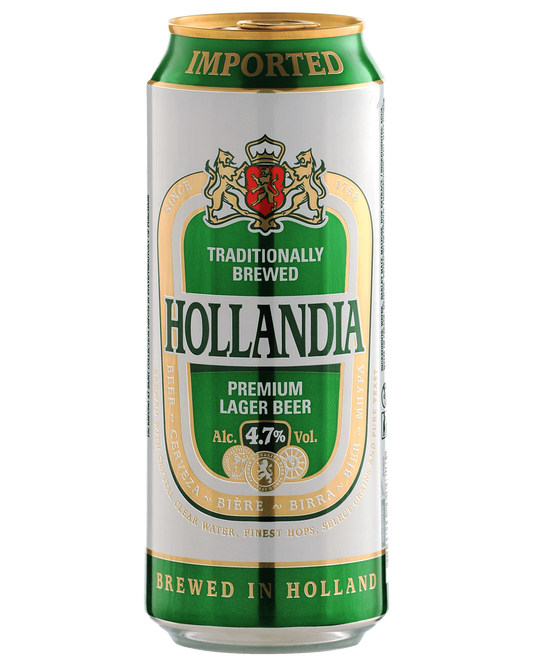 Hollandia 500ml dós 4.7% 4stk