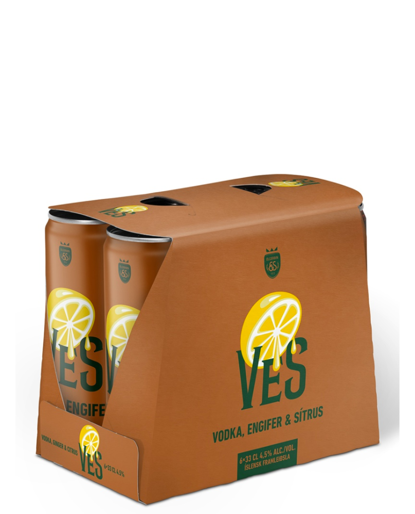 VES Vodka Engifer & Sítrus 330ml 6stk