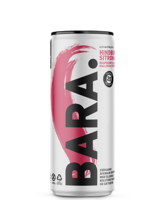 BARA Hindber og Sítróna 330ml 6stk