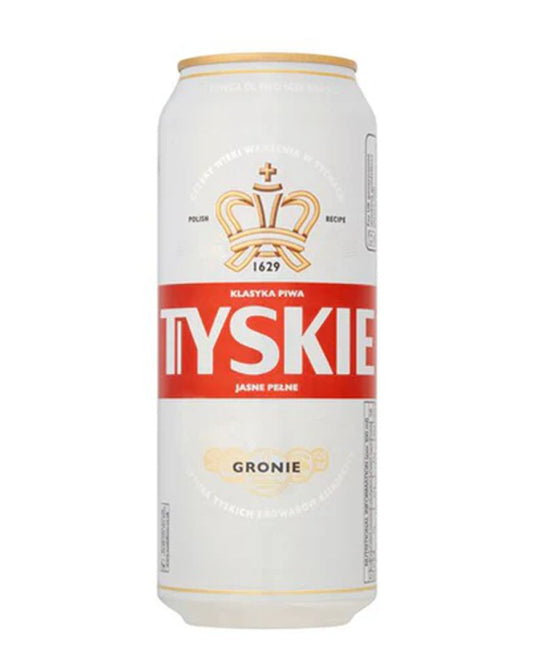 Tyskie 500ml dós - 4stk