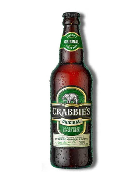 Crabbies Engiferbjór box 12stk*500ml gler