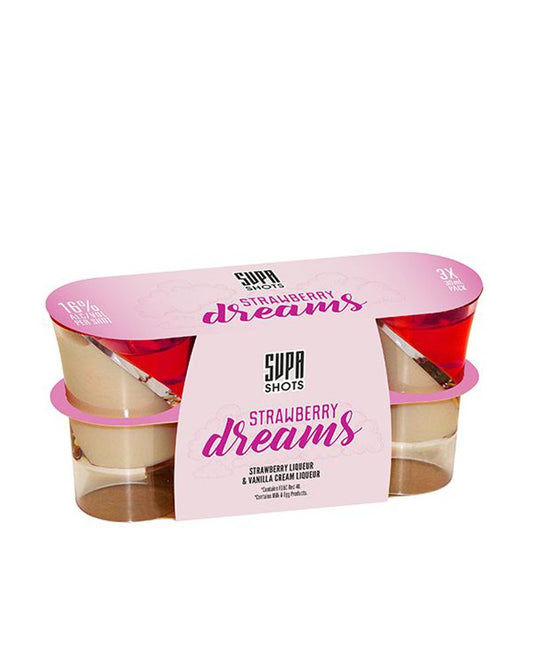 Supa Shot Strawberry Dreams Door 3x30ml