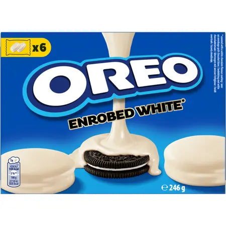 Oreo Kex Hvítt Súkkulaði Hjúpað 246g